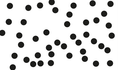 Background with black dots. Style of pointillism, dotted line. Abstract pattern. Vector illustration