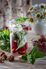 Image with berry water.