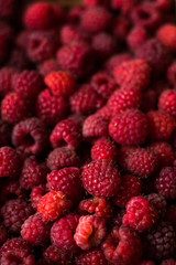 Fresh raspberries