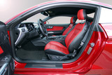 interior of a sports car