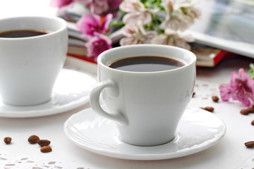 Cup of morning coffee