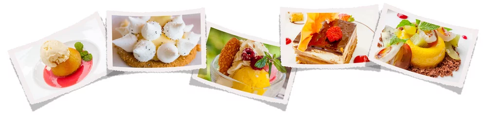 Rolgordijnen  photos de desserts  © Unclesam