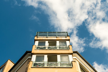 Low Angle View of Building against Sky