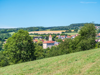 Fototapeta na wymiar Burg Trausnitz im Tal