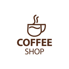 Coffee Shop Logo Design Element in Vintage Style for Logotype, Label, Badge and other design. Bean retro vector illustration.