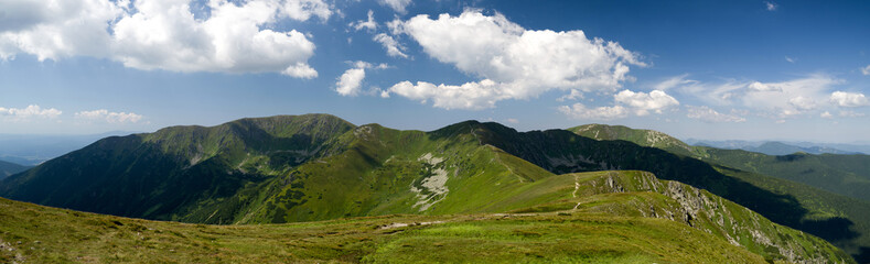 Fototapeta premium Panoramic mountain landscape
