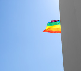 colorful flag gay symbol