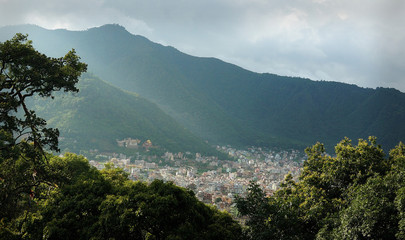 Obraz premium Mountain Town