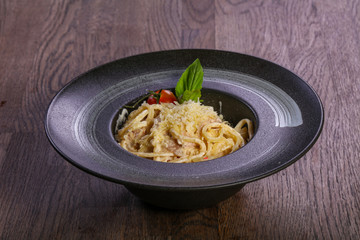 Italian pasta Carbonara