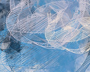 Abstract painting on canvas. Hand made art. Colorful texture. Modern artwork. Strokes of fat paint. Brushstrokes. Contemporary art. Artistic background image.