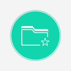 Folder icon sign symbols