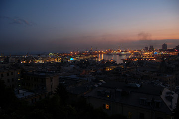 panorama of Genoa