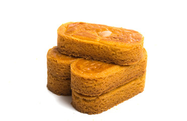 almond biscuits isolated