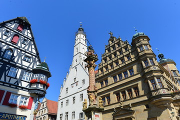 Marktplatz von Rothenburg ob der Tauber 