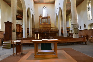 Innenansicht Franziskanerkloster Rothenburg ob der Tauber