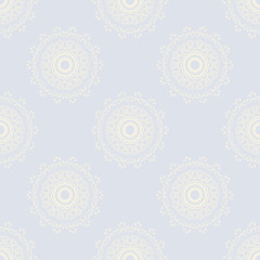 Seamless damask wallpaper pattern. Seamless floral ornament on background. Pattern for your design interior
