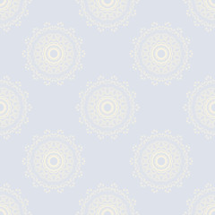 Seamless damask wallpaper pattern. Seamless floral ornament on background. Pattern for your design interior