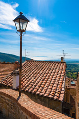 Fototapeta na wymiar View of Scarlino in Maremma, Tuscany, Italy