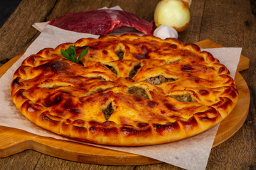 Homemade Ossetian pie