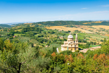 San Biagio church outside Montepulciano, Tuscany, Italy