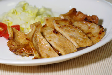 豚ロースの生姜焼き