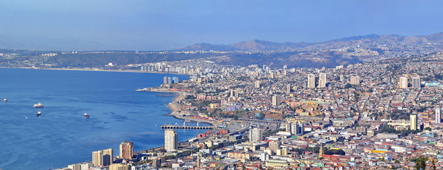 Valparaiso landscape chile