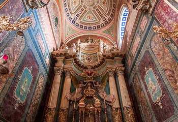 Fototapeta na wymiar San Pietro church, Modica, sicily, Italy
