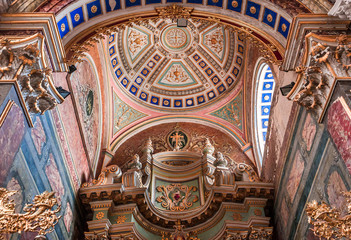 Obraz premium San Pietro church, Modica, sicily, Italy