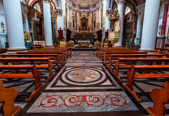 Obraz premium San Pietro church, Modica, sicily, Italy