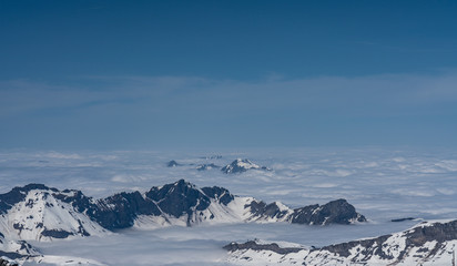 Obraz premium Switzerland, Titlis snow alps