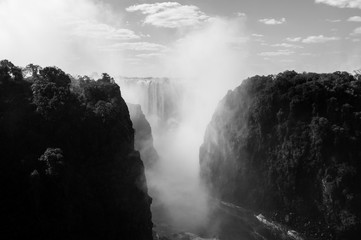 Victoria Falls Seen from Victoria Falls Bridge