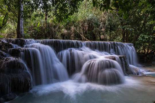 Laos - Luang Prabang - Tat Kuang Si Wasserfälle