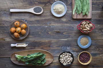 different Fiber ingredients