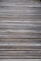 seasoned dock planks