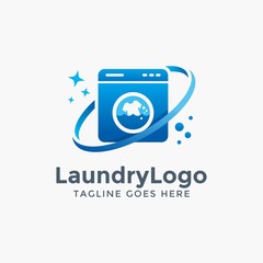 Modern Laundry logo design