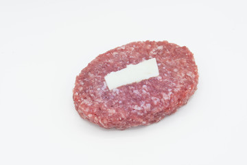  burger of cheese isolated