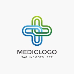 Health, pharmacy, medicine logo design