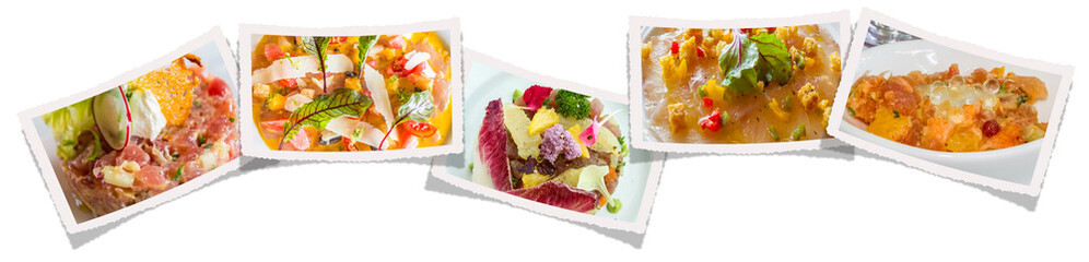 tartares et carpaccios de poisson