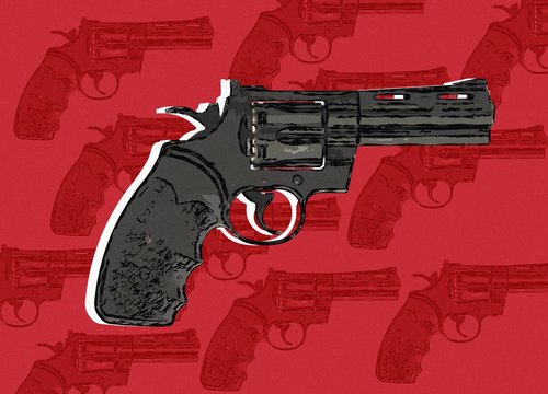 Handgun, illustration