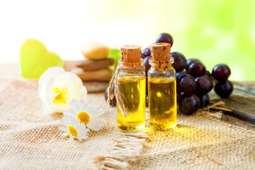 healing aromatic oil  of grape seeds