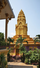 Wat Ounalom (Unnalom) temple in Phnom Penh. Cambodia