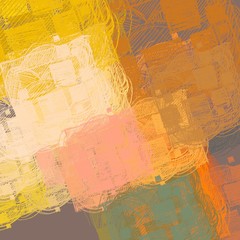 Naklejka premium Abstract painting on canvas. Hand made art. Colorful texture. Modern artwork. Strokes of fat paint. Brushstrokes. Contemporary art. Artistic background image.