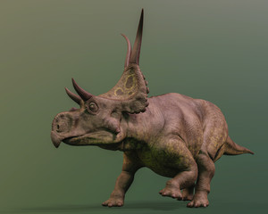 diabloceratops on green background