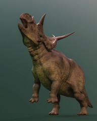 diabloceratops on green background
