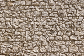 Mur de pierres du château Wawel à Cracovie, Pologne	