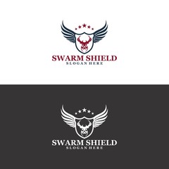 Swarm Shield Logo in vector