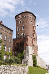 Tour du château Wawel à Cracovie, Pologne	