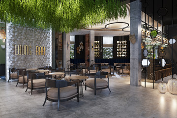 Design interior Lounge Bar