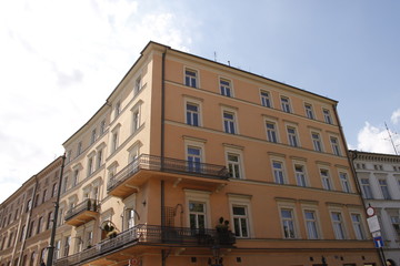 Immeuble ancien à Cracovie, Pologne