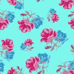Cute abstract seamless pattern